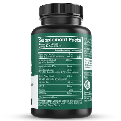 Whole Nature Brain Nootropic Supplement-5